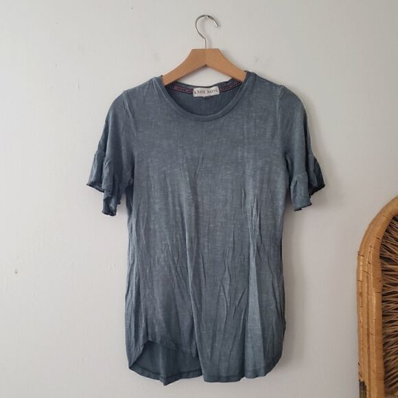 Knox Rose Ruffle Sleeve Top XS - Picture 1 of 5
